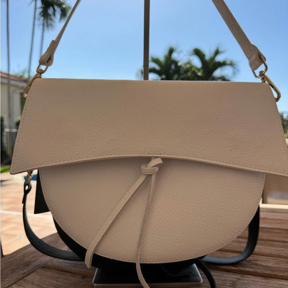Elegant Real Italian Leather Shoulder Bags